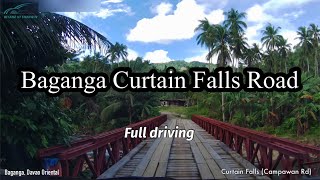 Fulldriving Baganga Curtain Falls Road | Baganga Davao Oriental