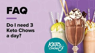 How many Keto Chows should I have every day? | Keto Chow