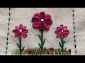 Cómo bordar flores con punto rococó