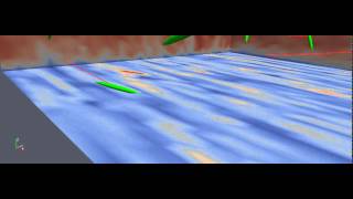 Fibers rebound in a turbulent channel flow - DNS