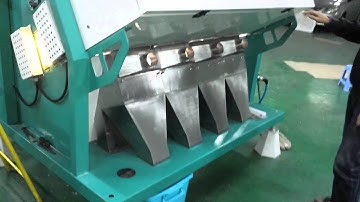 PET flakes plastics color sorter