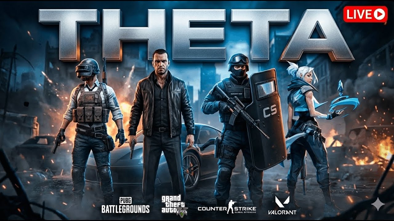 PUBG PC LIVE 🔴 | Rank Push & Intense Gunfights | THETA GMY