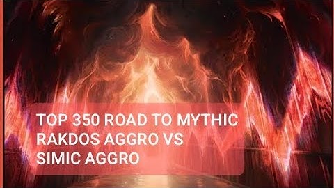Road to Mythic from TOP 350 Player | Rakdos Aggro vs Simic Aggro | Standard | Platinum Rank