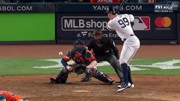 Yankees four-run in the 8th inning postseason 2017 - game 4
