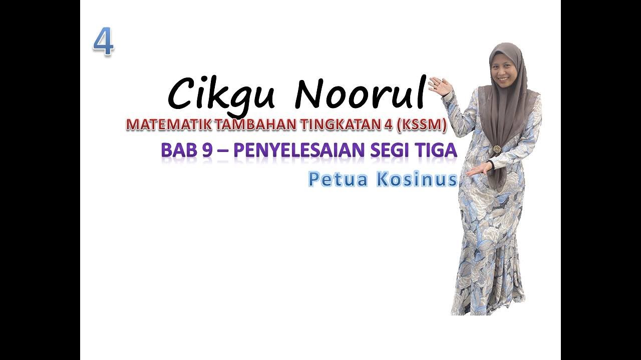 F4C9 | ADDMATH F4 | KSSM | 4 | PETUA KOSINUS