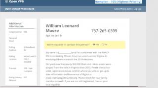 Using the Open Virtual Phonebank