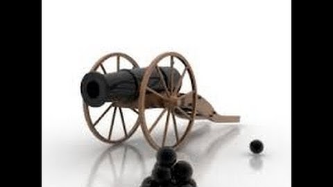 Maya tutorial:How to model a cannon part.1 Body modeling