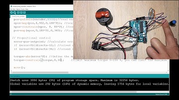 Arduino Brushless DC Motor (BLDC) FOC Control Part 5 - Closed Loop Control Servomotor