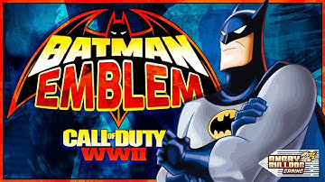 COD-WWll BATMAN EMBLEM TUTORIAL │BATMAN ANIMATED SERIES │1080P