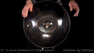 Handpan - D/A minor hexatonic 10 "Celtic minor" - Shellopan by Matthieu