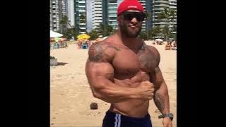 Brazilian Bodybuilder Bruno Moraes at the Beach