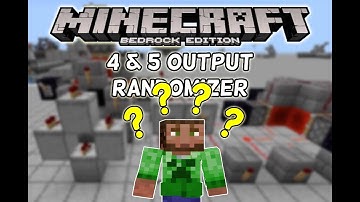 Randomizer for Minecraft Bedrock edition! (4 & 5 output versions!)