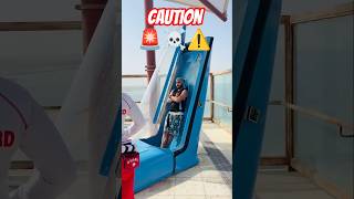 The World’s Tallest 280ft Water Slide ⚠️☠️ #974 #meryalwaterpark #doha #qatar