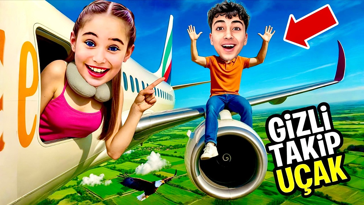 ELİF SİNEM VE ABİSİ GİZLİ TAKİP !! ANNEM BABAM EVDEN KAÇTI İZ SÜRDÜK UÇAĞA BİNDİK !! UÇAK İLE KAÇIŞ