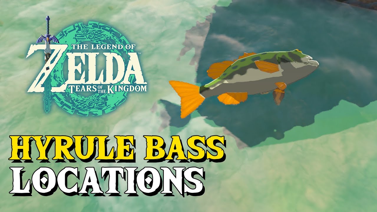 Zelda Tears Of The Kingdom Hyrule Bass Locations YouTube