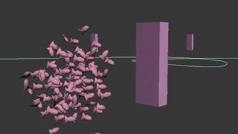 Thinking Particles Boids Test 01