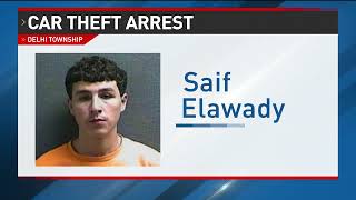 Police identify and arrest suspect trying to steal, break into cars in Delhi Township