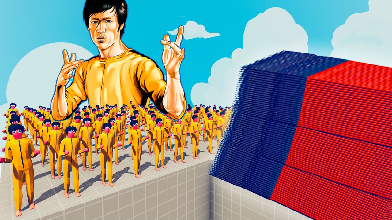 200x BRUCE LEE + 1x GIANT vs EVERY GOD - Totally Accurate Battle Simulator TABS
