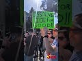 Demonstrators are outside Burbank City Hall for "ICE Out for Good:A National Day of Action.” 1/31/26