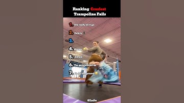 Ranking Craziest Trampoline Fails😭😭