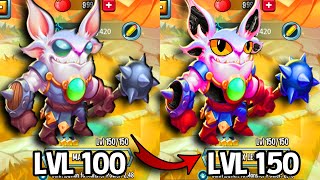 Monster Legends - PANION level 100 - 150 REview!! feeding
