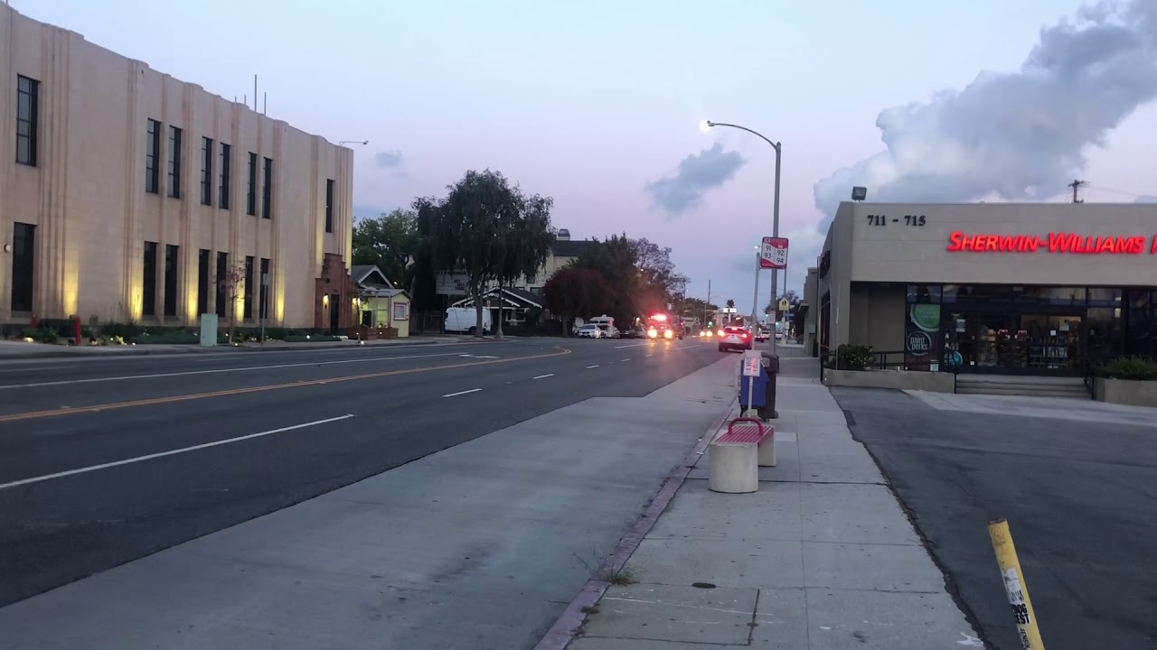 LBFD Truck 1 Responding 1 to a Apartment Fire