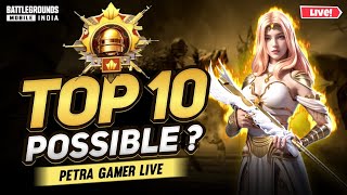 TOP 20 HOGA KYA AAJ ? CONQUEROR RANK PUSH | TIPS AND TRICKS  #bgmi  #bgmilive #gaming