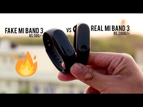  HINDI  FAKE Mi Band 3 VS REAL Mi Band 3  COMPARISON 