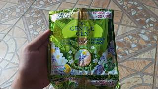 Deterjen Gentle Gen 3in1 Parisienne Garden 80g Packaging Detail