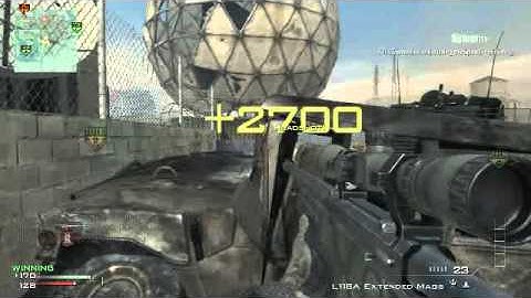 Call of duty Modern Warfare 3 - My first 1 bullet 3 kills clip