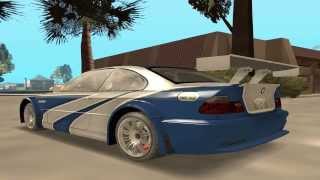 BMW M3 GTR NFS: Carbon to GTA: SA. Presentation.