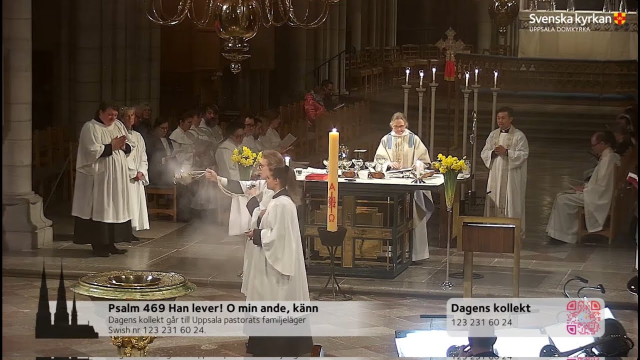 Rökelse i Uppsala domkyrka - Incense in Uppsala Cathedral