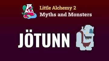 How to make a JÖTUNN in Little Alchemy 2 Myths and Monsters