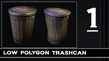 Autodesk Maya 2014 - Trash Can Part 1
