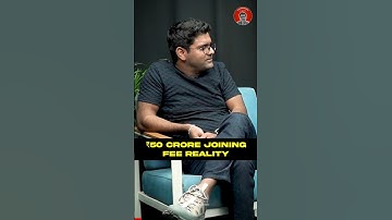₹50 Cr Joining Fee Reality- By Abhinay Maths Sir | FounderGyaan #shorts
