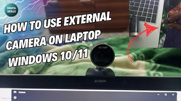 How to Use External Camera on Laptop Windows 10/11 | Web Camera PC Setup Secret Settings Revealed