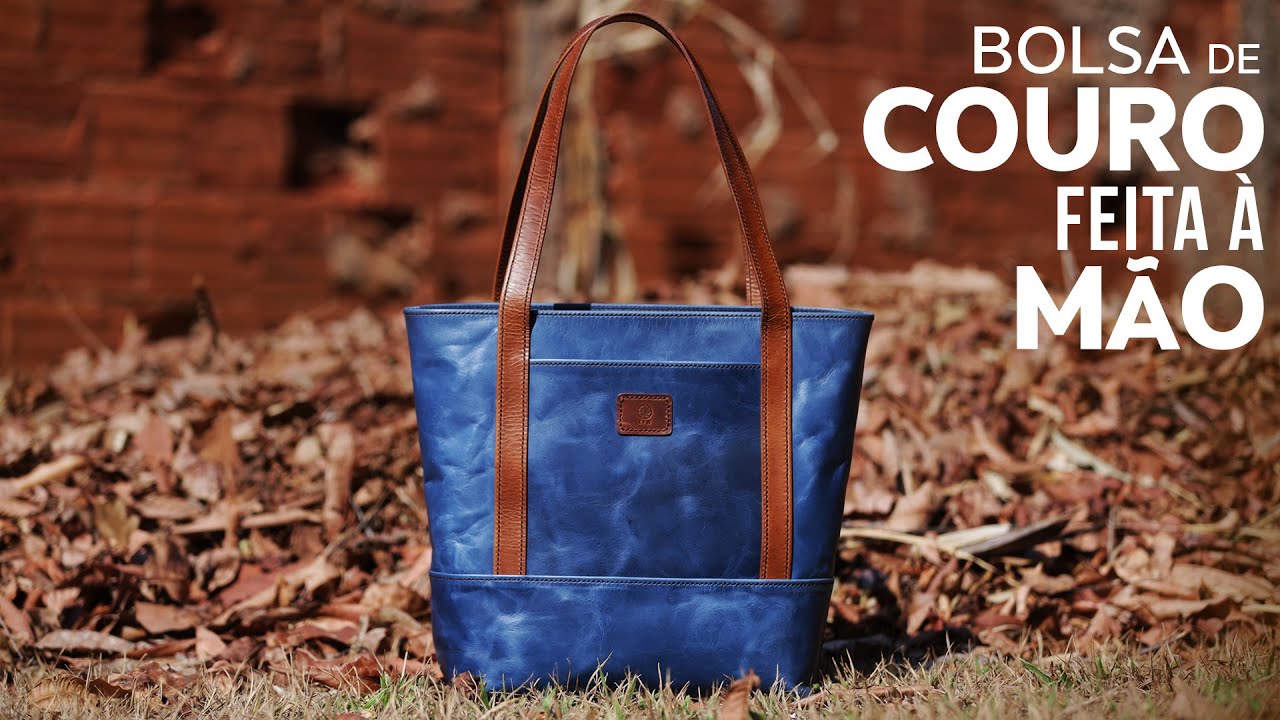 Bolsa de Couro feita à mão