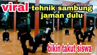 viral || tehnik sambung PSHT jaman dulu bikin tumbang