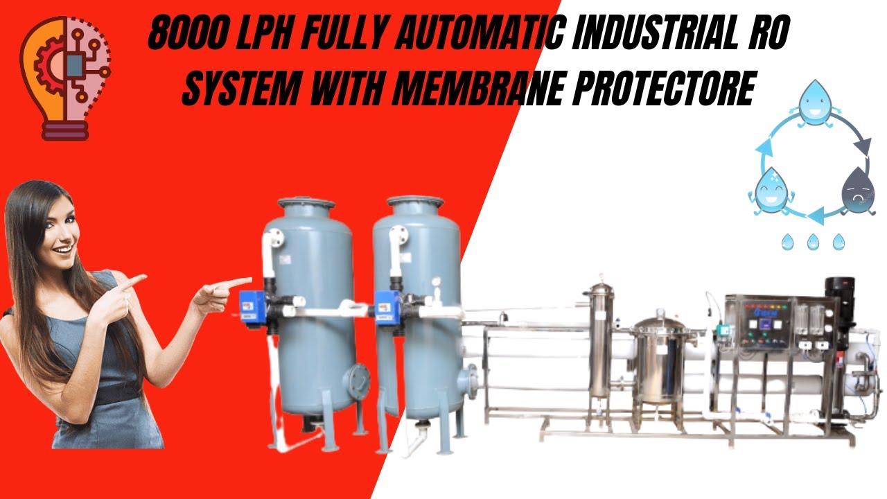 8000 lph ro systems with membrane protectore | 8000 lph ro sytems | reverse osmosis drinking water