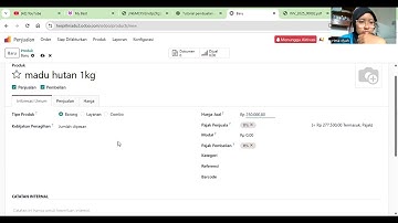 Tugas ERP P9(Pengelolaan Modul Sales pada ERP Odoo) -Rima Dyah S 19259067
