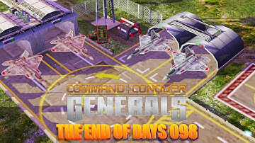 USA Air Force vs GLA | Mod THE END OF DAYS 098 | C&C Generals Zero Hour