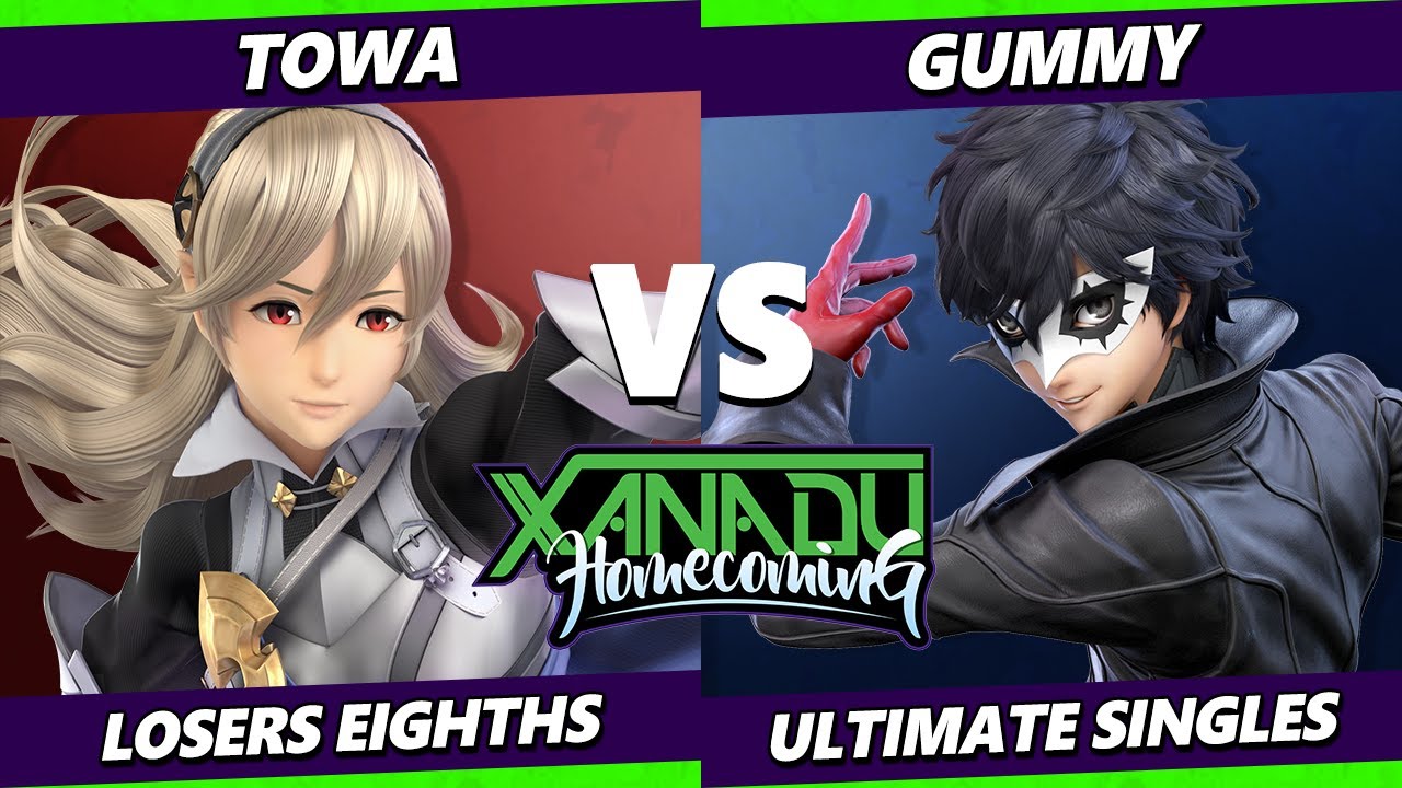 Xanadu Homecoming Losers Top 8 - Towa (Corrin) Vs. GUMMY (Joker) Smash Ultimate - SSBU
