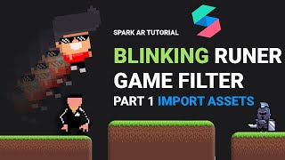 Blinking Runner Game или Маска - Игра для Instagram. Урок Spark AR Studio как сделать игру инстаграм