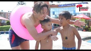 Small Baby Diving & Gymnastic @ Bagmati Swiming Club Bhaktapur Nepal 2019