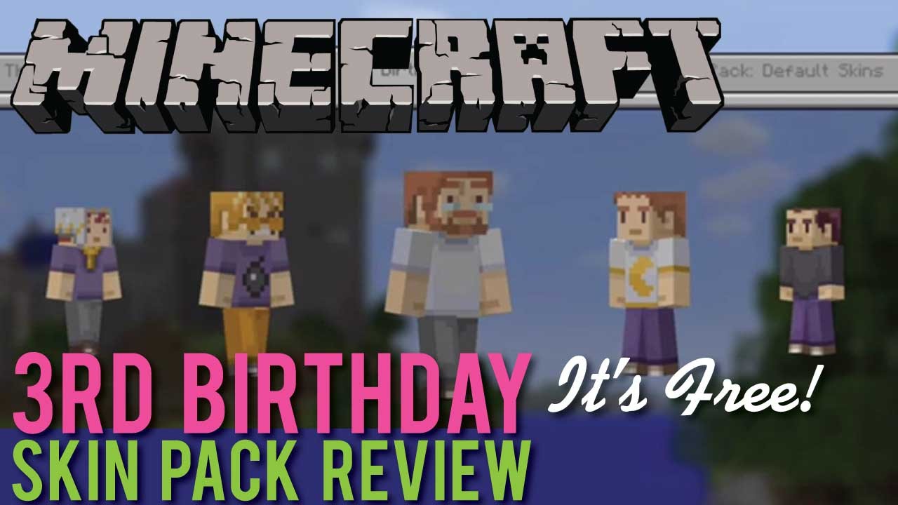 Minecraft: Xbox One gets three free birthday skin packs