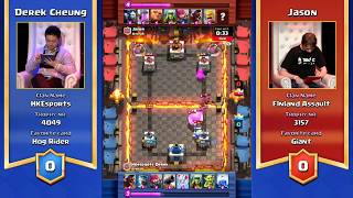 Derek Cheung vs Jason | Clash Royale: Live Helsinki Tournament | Cash Royale Tournament