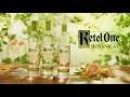 Ketel one botanical  vodka distilled with the essence of real botanicals