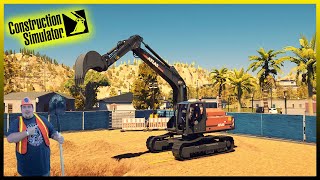 USING DUAL JOYSTICK CONTROLLERS TO DIG WATER LINE IN EXCAVATOR! - Construction Simulator screenshot 5