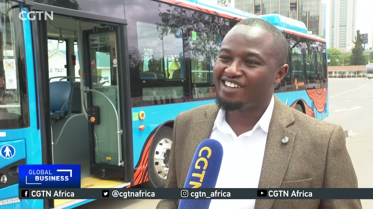 Electric mass transit bus debuts in Nairobi