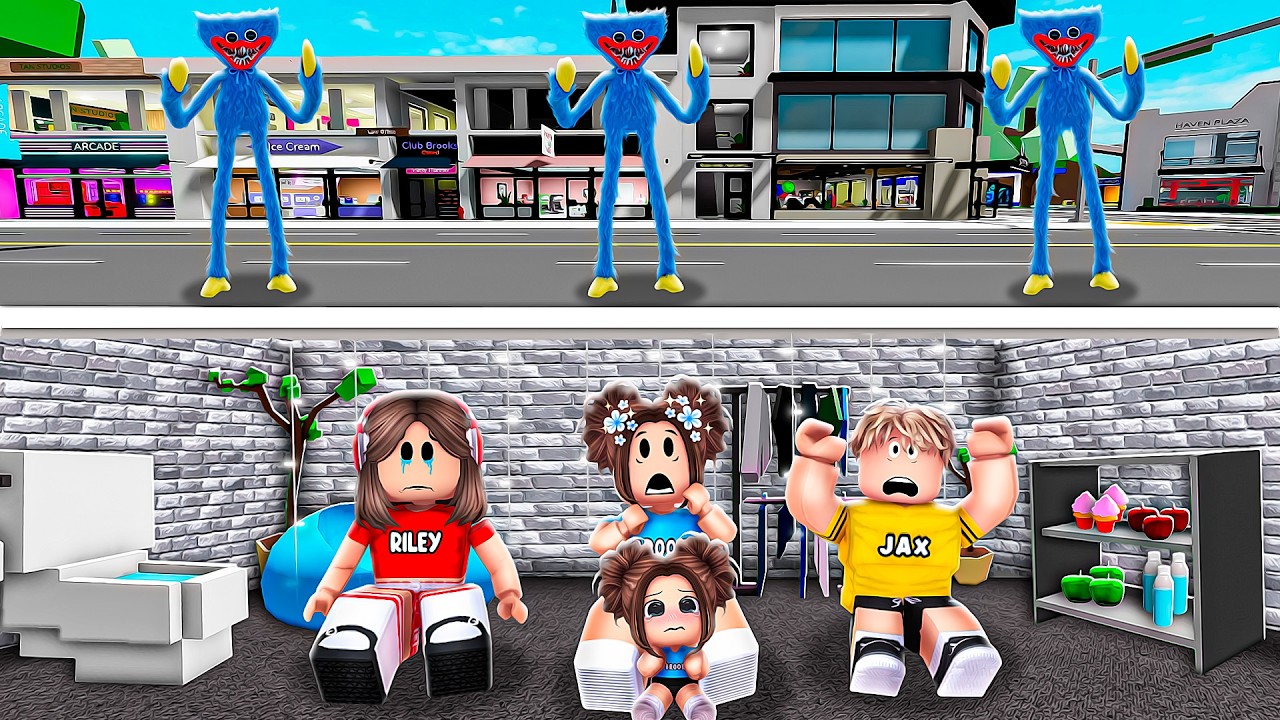 We Built a BUNKER To HIDE From POPPY PLAYTIME..(Brookhaven)